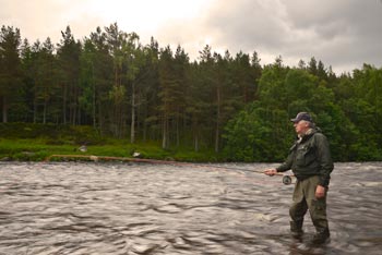 Ally fishing the R Dee