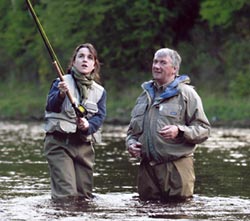 Fly fishing instruction in Scotland picture courtsey of VisitScotland